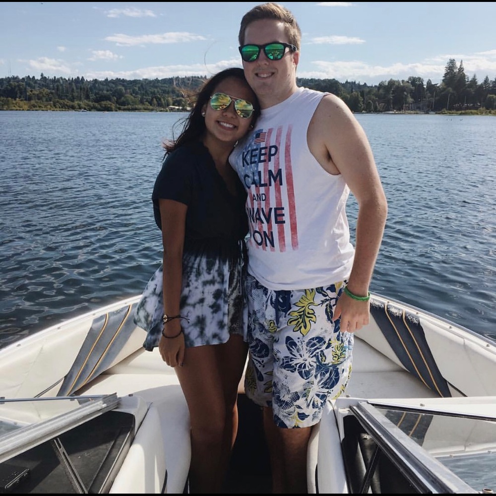 Summer tie dye tunic